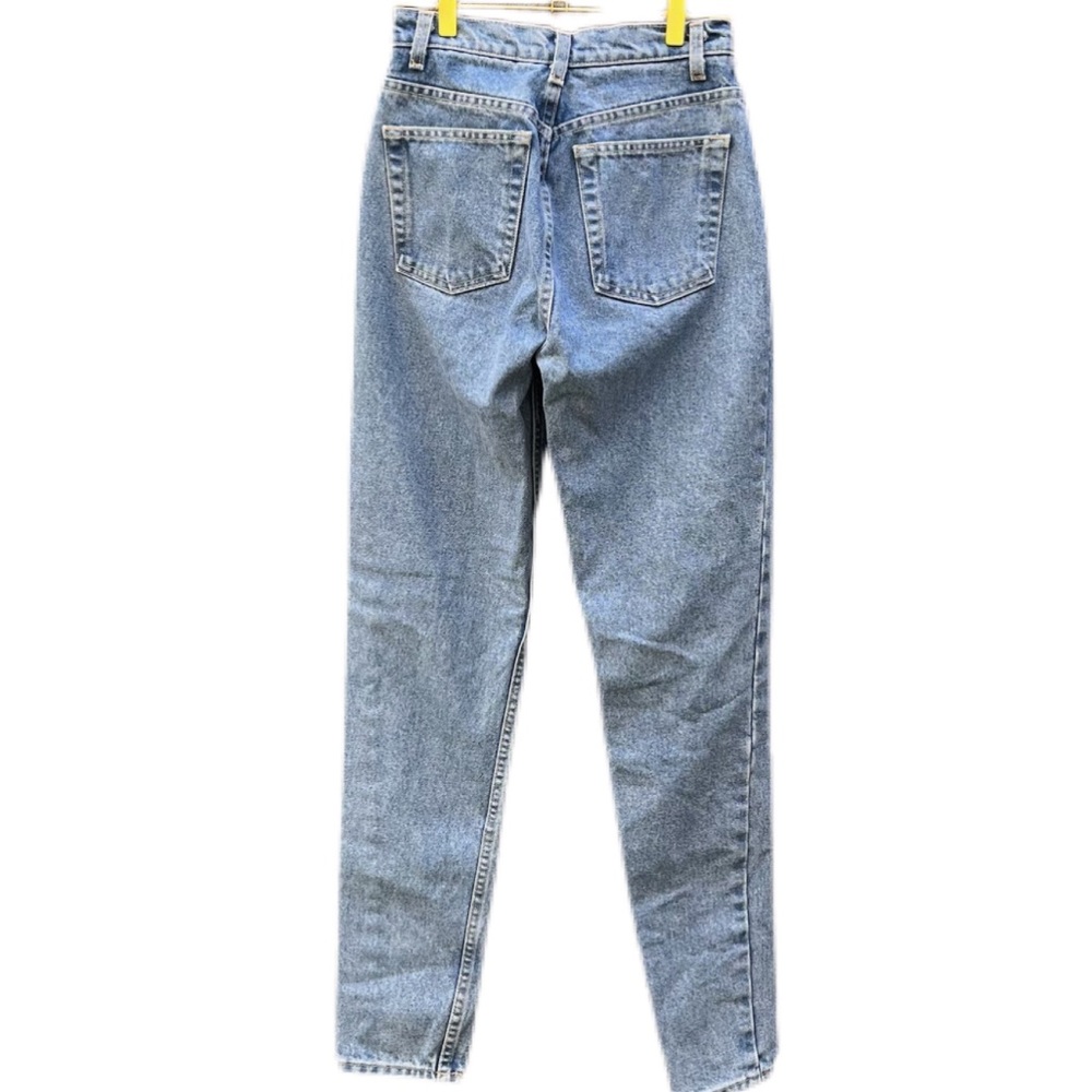 AMERICAN APPAREL HIGH WAISTED LIGHT BLUE DENIM 24” WAIST - Picture 2 of 5